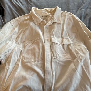 Madewell Ivory Easy Fit Shirt